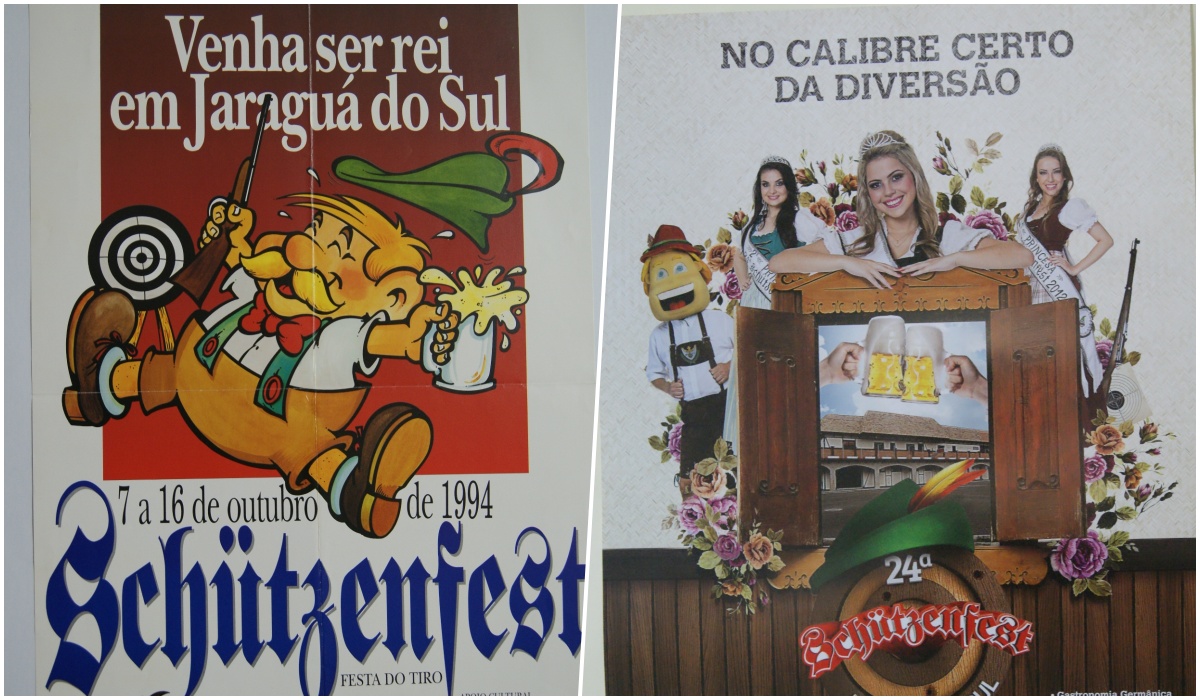 Túnel do tempo Schützenfest: veja os cartazes que marcaram a festa desde 1989
