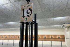 Estande de tiro chumbinho número 19 preparado para a Schützenfest 2025